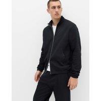 M&S Ultimate Cotton Rich Full Zip Sweatshirt Black