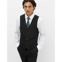 M&S Textured Waistcoat Black