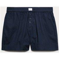 M&S Pure Cotton Pyjama Shorts Navy