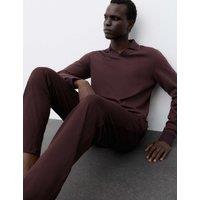 Autograph Supima Cotton Modal Pyjama Bottoms Dark Burgundy