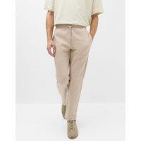 M&S Cotton Rich Straight Leg Joggers Taupe