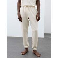 Autograph Cotton Modal Blend Drop Needle Pyjama Bottoms Light Natural