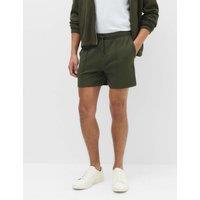 M&S Cotton Rich Ultimate Short length Shorts Dark Khaki