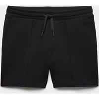 M&S Cotton Rich Ultimate Short length Shorts Black
