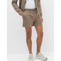 M&S Cotton Rich Ultimate Short length Shorts Mocha