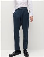 Tapered Fit Self Belt Twill Trousers