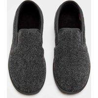 M&S Fleece Lined Lounge Slippers Charcoal