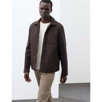 Autograph Regular Fit Cotton Rich Hybrid Jacket Bitter Chocolate