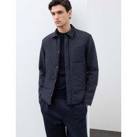 Autograph Regular Fit Cotton Rich Hybrid Jacket Dark Navy