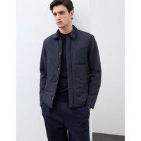 Autograph Regular Fit Cotton Rich Hybrid Jacket Dark Navy