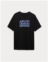 Pure Cotton K-Pop Demon Hunters T-Shirt (6-16 Yrs)