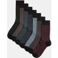 M&S 7 Pack Cool & Fresh Cotton Rich Socks Multi