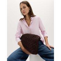 M&S Collared Button Through Shirt English Rose