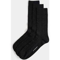 Autograph 3pk Wool Blend Thermal Socks Black