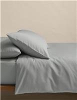 M&S Stay Cool Lyocell Rich Bedding Set Slate Blue