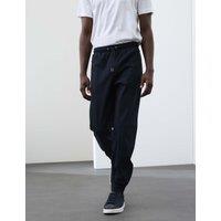 Autograph Pure Cotton Cuffed Drop Needle Joggers Dark Navy