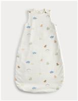 Pure Cotton Dinosaur 1.5 Tog Sleeping Bag (0-3 Yrs)