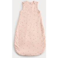 M&S Pure Cotton Polka Dot 1.5 Tog Sleeping Bag (0-3 Yrs) Cream Mix