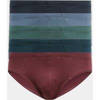 M&S 5 Pack Pure Cotton Slips Multi