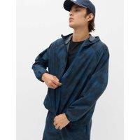 Goodmove Lightweight Printed Shell Jacket Dark Petrol