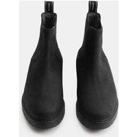 M&S Nubuck Waterproof Chelsea Boots Black