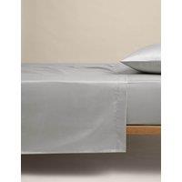 M&S Egyptian Cotton 400 Thread Count Silky Flat Sheet Dove