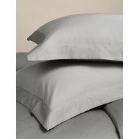 M&S 2 Pack Egyptian Cotton 400 Thread Count Silky Oxford Pillowcases Dove