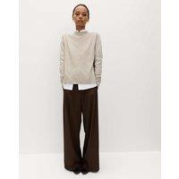 M&S Air-Yarn Crew Neck Jumper Light Beige