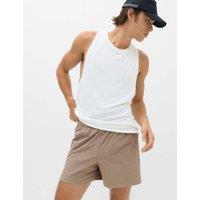 Goodmove Regular Fit 5 Inch Stretch Sports Shorts Mocha