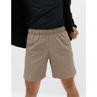 Goodmove Regular Fit 7 Inch Stretch Sports Shorts Mocha