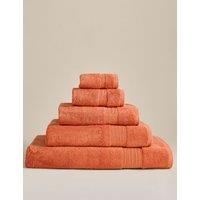 M&S Egyptian Cotton Towel Orange