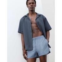 Autograph Retro Swim Shorts Light Blue