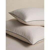 M&S 2 Pack Pure Linen Pillowcases Linen