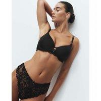M&S Sabine Lace Wired Full Cup Bra A-E Black