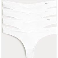 Autograph 4 Pack Flexifit Thongs White