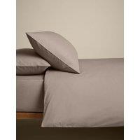 M&S Cotton Rich Bedding Set Putty