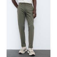 Autograph Slim Fit Trousers Dark Olive