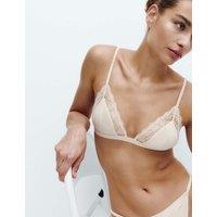 M&S Clara Papertouch Non Wired Bralette Cream