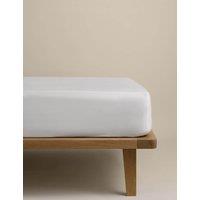 M&S Egyptian Cotton 400 Thread Count Crisp Deep Fitted Sheet Dove