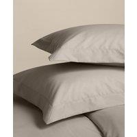 M&S Egyptian Cotton 400 Thread Count Crisp Oxford Pillowcase Putty