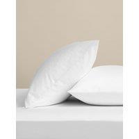 M&S 2 Pack Egyptian Cotton 400 Thread Count Pillowcases White