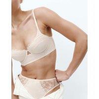 M&S Clara High Leg Knickers Cream