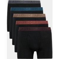 Autograph 5 Pack Supersoft Trunks Black Mix