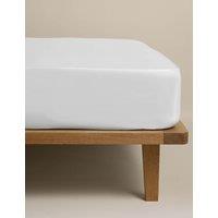 M&S Egyptian Cotton 230 Thread Count Silky Deep Fitted Sheet White