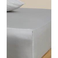 M&S Egyptian Cotton Sateen 230 Thread Count Deep Fitted Sheet Dove