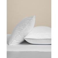 M&S 2 Pack Egyptian Cotton Sateen Pillowcases White