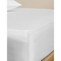 M&S Egytpian Cotton 230 Thread Count Silky Fitted Sheet White