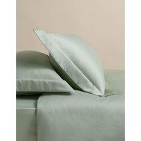 M&S 2 Pack Egyptian Cotton 230 Thread Count Oxford Pillowcase Sage