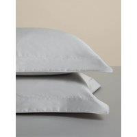 M&S 2 Pack Egyptian Cotton 230 Thread Count Oxford Pillowcase Dove