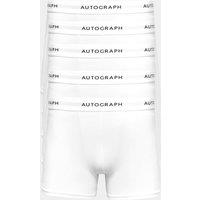 Autograph 5 Pack Supima Cotton Blend Supersoft Trunks White